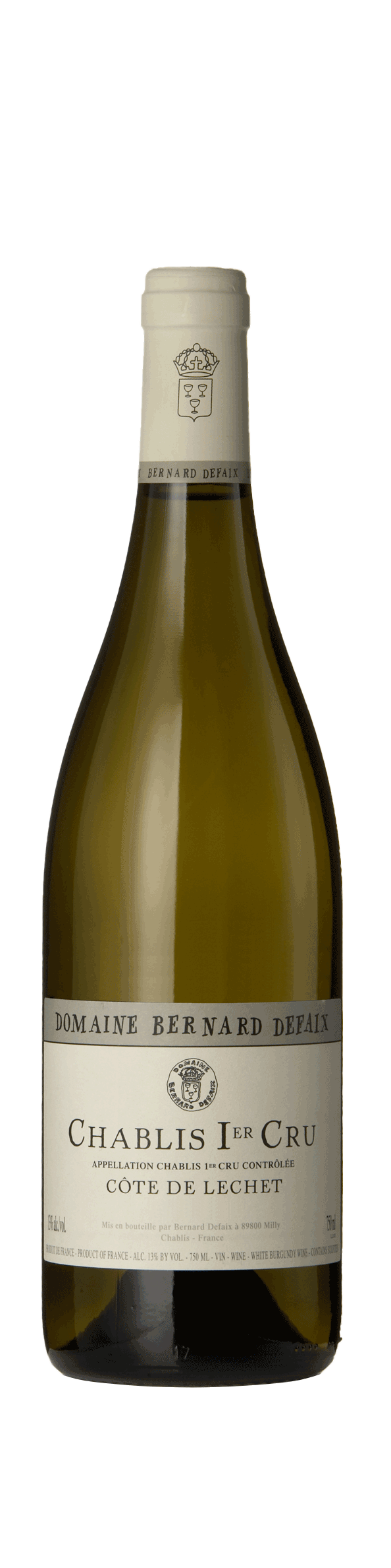 DOMAINE DEFAIX, CHABLIS 1ER CRU, CÔTE DE LECHET, BURGUNDY, FRANCE, 2018