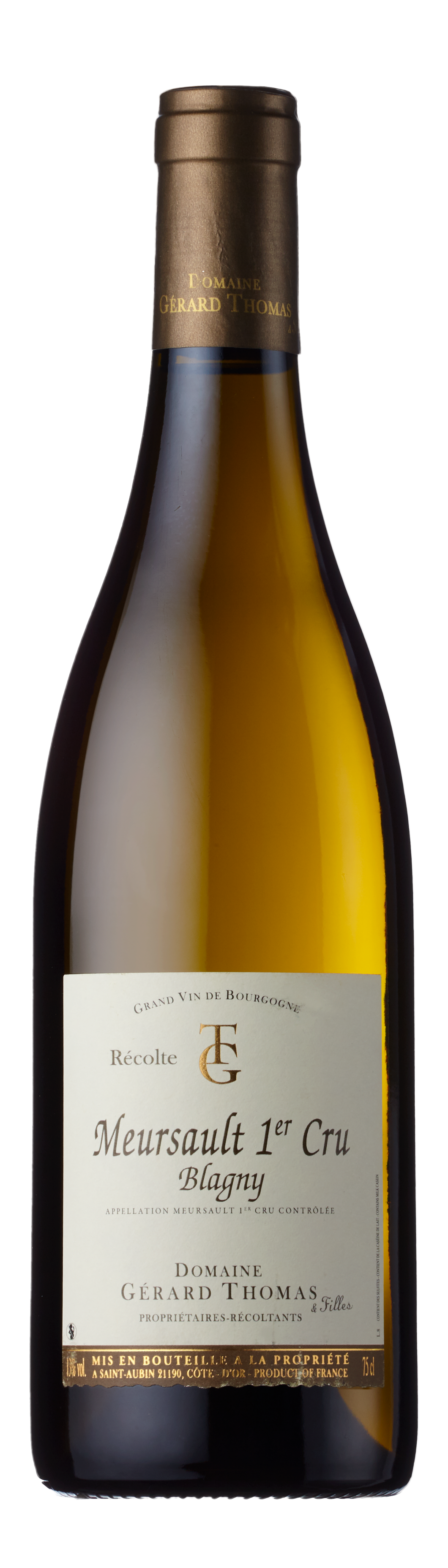 DOMAINE THOMAS GERARD ET FILLES, MEURSAULT 1ER CRU BLAGNY, BURGUNDY, FRANCE, 2015