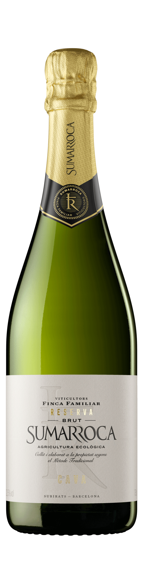 BODEGAS SUMARROCA, CAVA BRUT RESERVA ORGANIC, DO CAVA, SPAIN, 2018